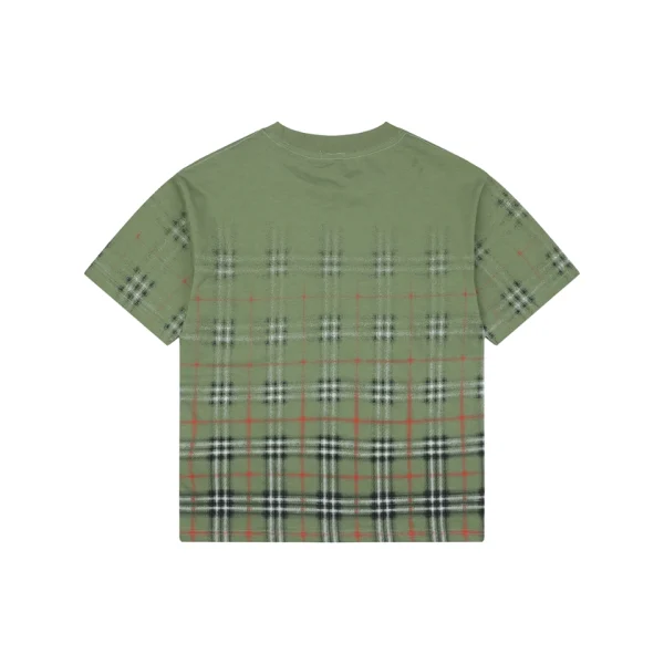 Burberry Gradient Check Print T-Shirt Back view