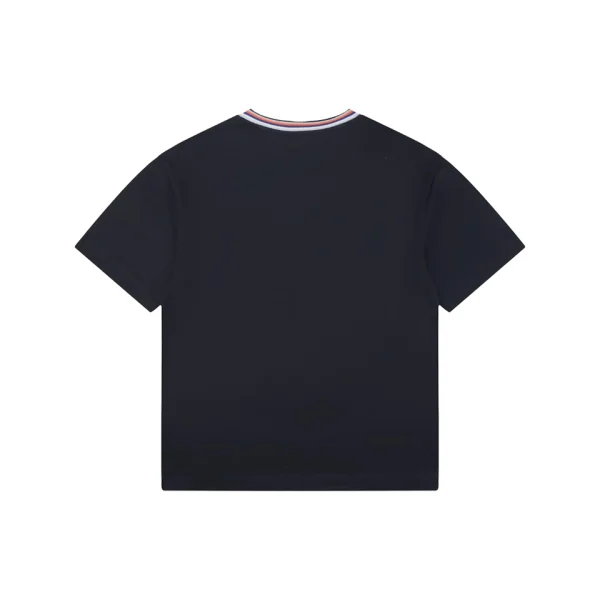 Fendi Contrast Collar FF Embroidered T-Shirt Back view