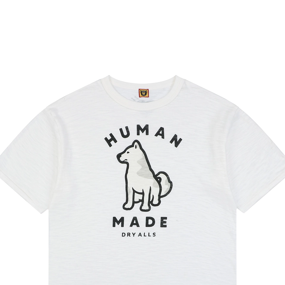 Human Made Seoul Exclusive Shiba Inu Graphic T-Shirt White