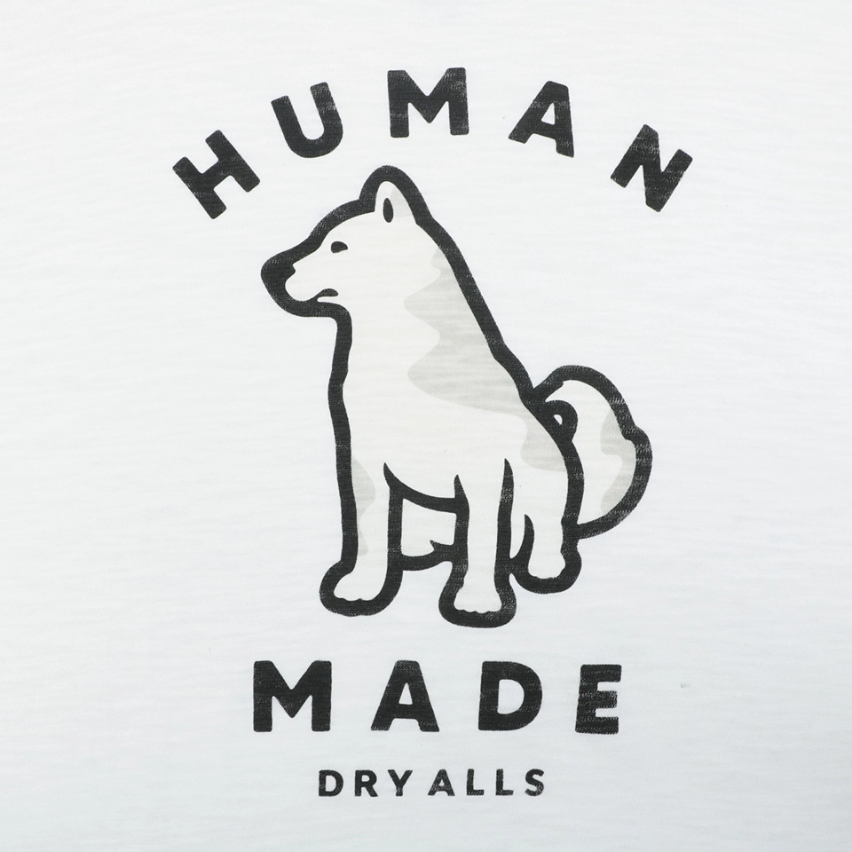 Human Made Seoul Exclusive Shiba Inu Graphic T-Shirt White Front Print