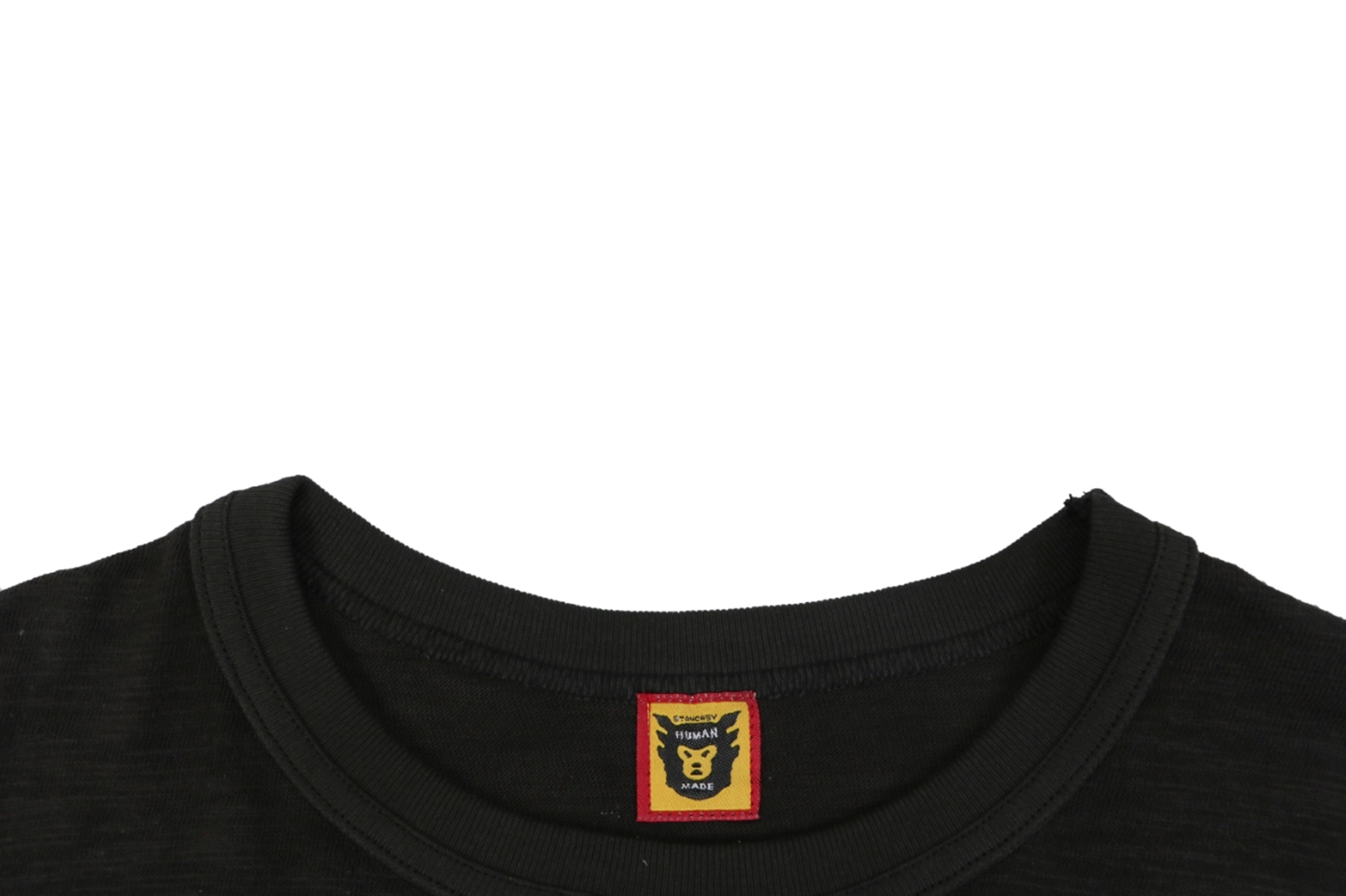 Human Made Seoul Exclusive Shiba Inu Graphic T-Shirt Black Collar