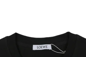 Loewe Feather Crown Logo T-Shirt Collar