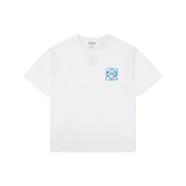 Loewe Spray-Painted Anagram Logo T-Shirt White Front view