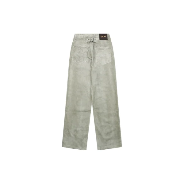 Loewe Vintage Wash Anagram Pocket Jeans Back view