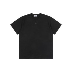 OFF WHITE Back-Print Madonna & Hymn Washed Graphic T-Shirt Front view