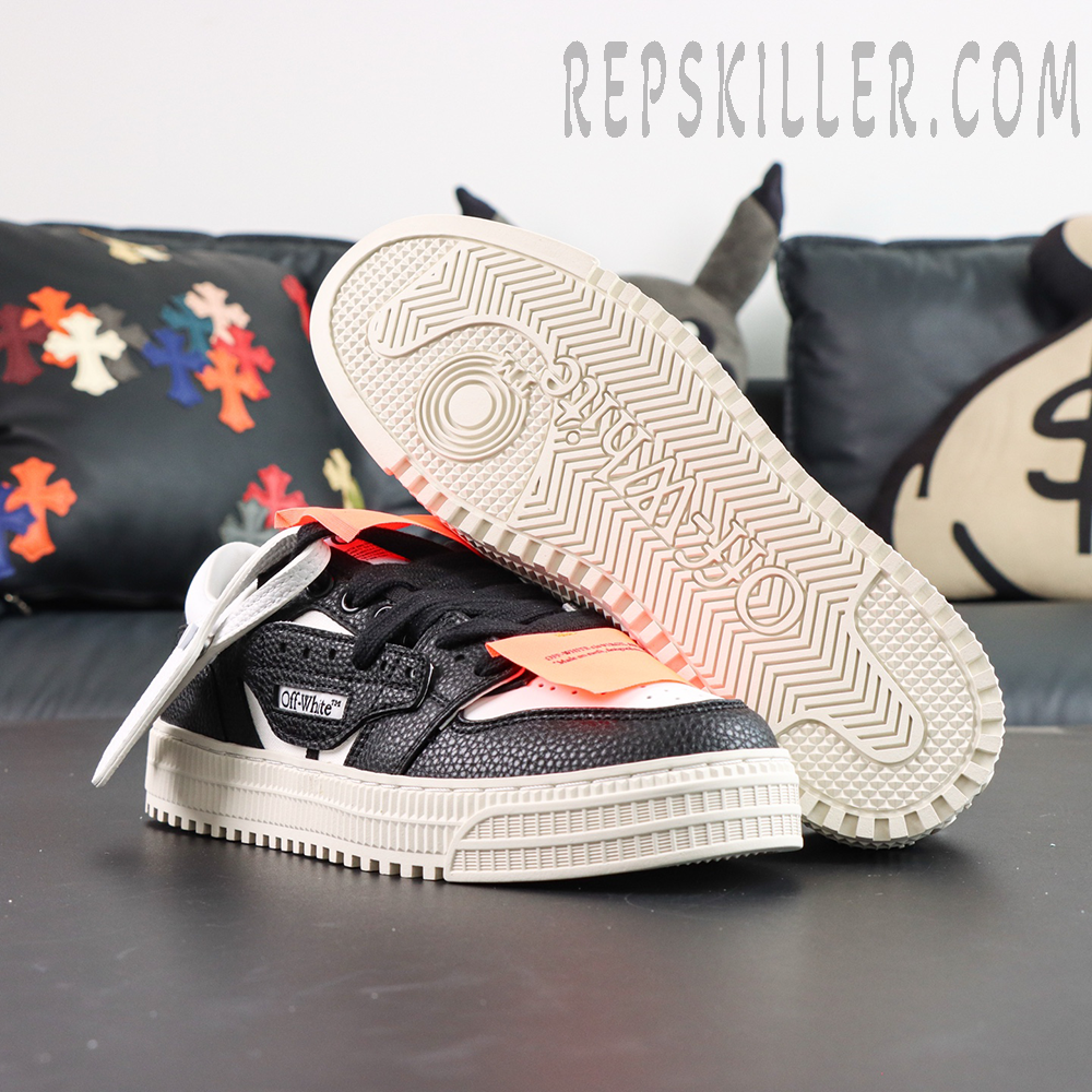 Off-White Low Top 3.0 Off Court Sneakers 'BLACK/WHITE'