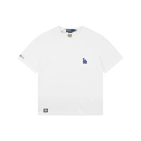 Ralph Lauren LA Pocket Embroidered T-Shirt Front view