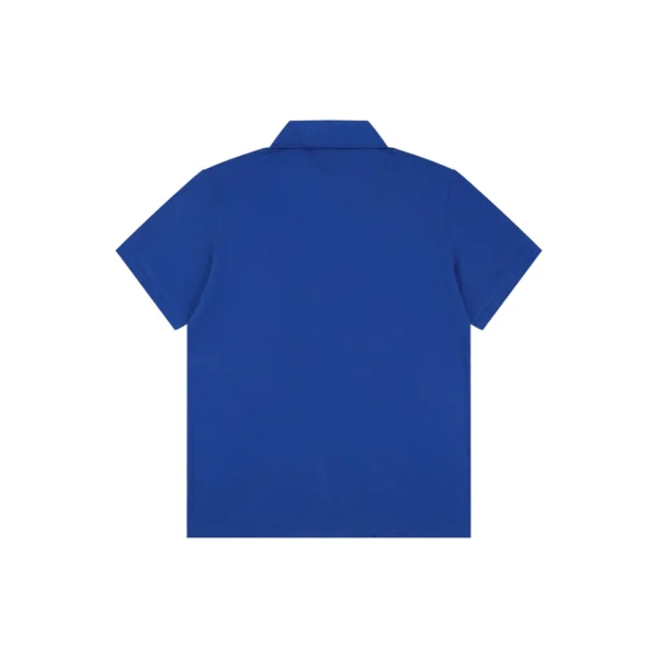 Ralph Lauren Multicolor Pony Embroidered Polo T-Shirt Blue Back view
