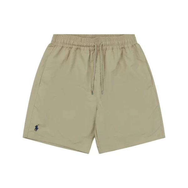 Ralph Lauren Pony Logo Lined Quick-Dry Shorts Brown Front view