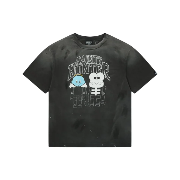 Saint Michael Sainty Hunter Graphic Vintage T-Shirt Front view