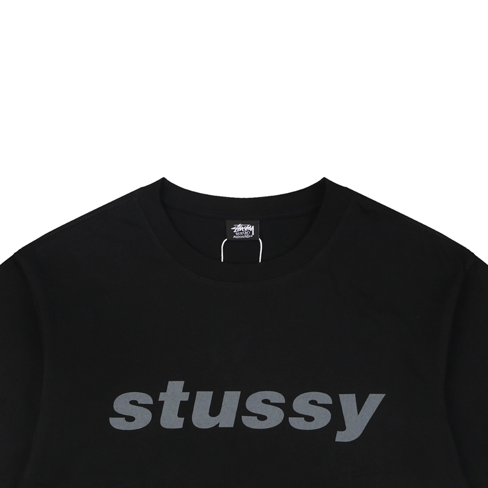 Stussy Halftone Shark Graphic T-Shirt Black