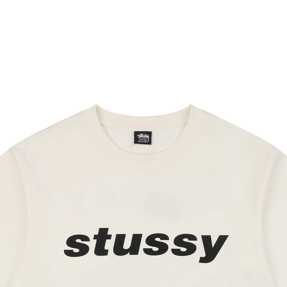 Stussy Halftone Shark Graphic T-Shirt White