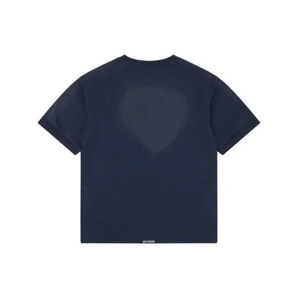 We11done Skeleton Logo Graphic T-Shirt Back view