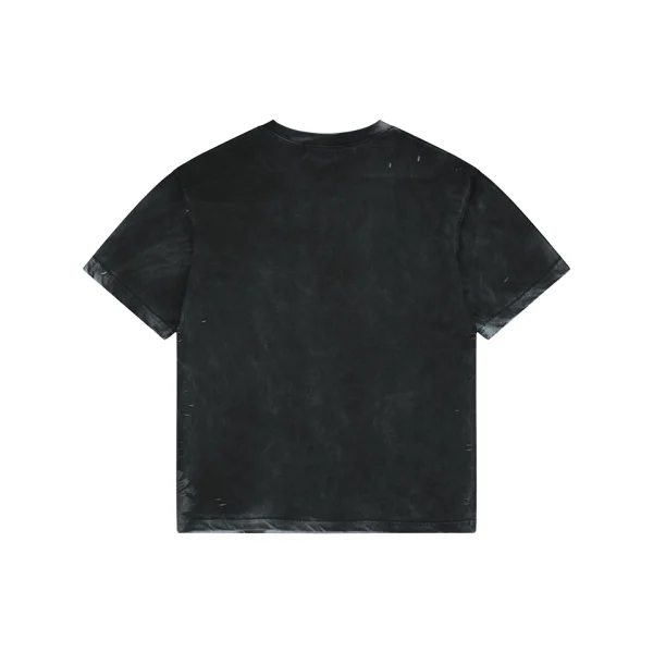 Acne Studios Button Graphic Distressed T-Shirt Back view