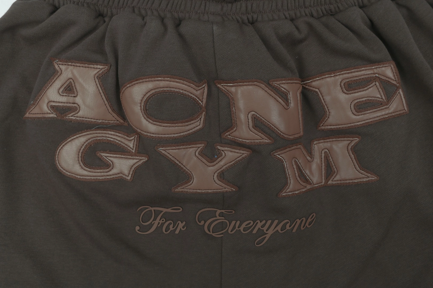 Acne Studios Double Waist Patch Logo Sweatpants Back Print
