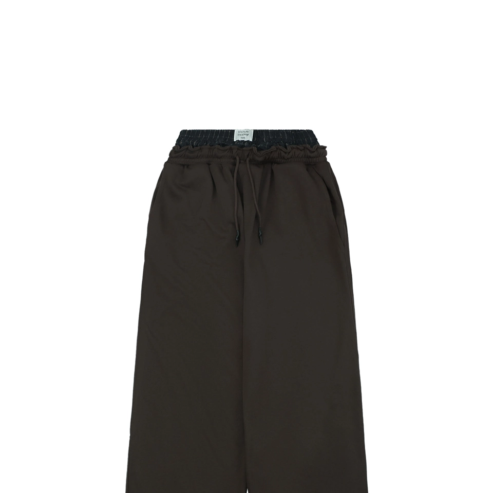 Acne Studios Double Waist Patch Logo Sweatpants