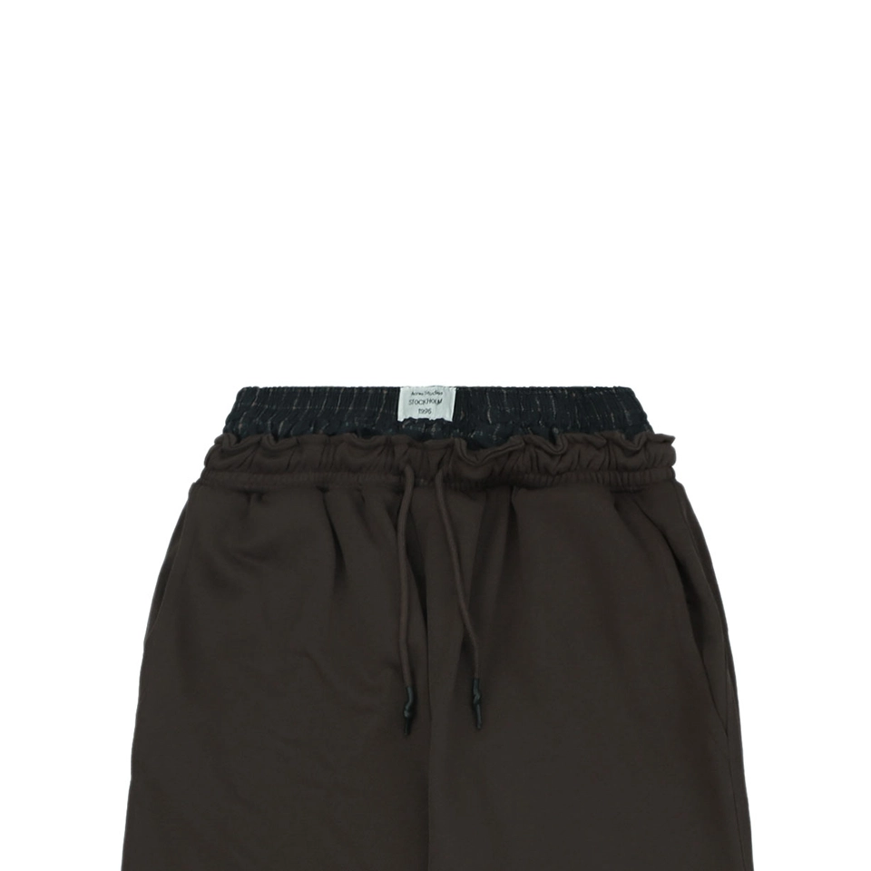 Acne Studios Double Waist Patch Logo Sweatpants
