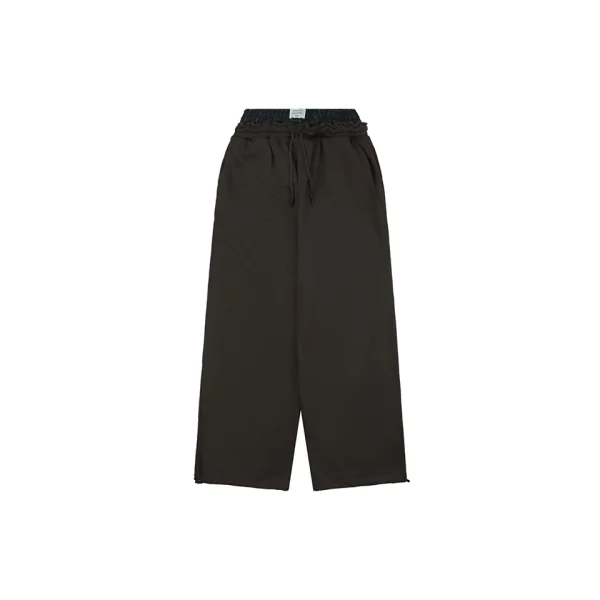 Acne Studios Double Waist Patch Logo Sweatpants Front view