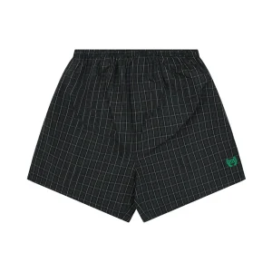 Balenciaga BB Logo Plaid Shorts Front view