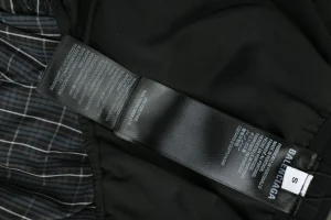 Balenciaga BB Logo Plaid Shorts Wash label