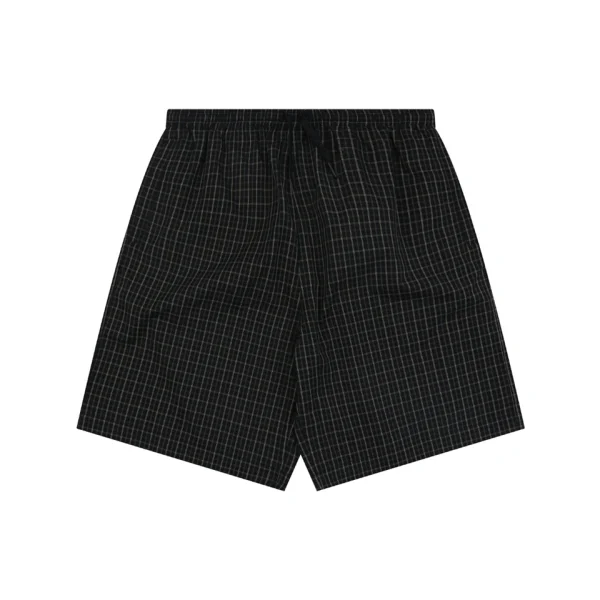 Balenciaga Mini Check Relaxed Shorts Front view