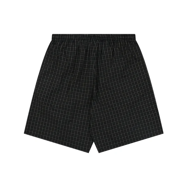 Balenciaga Mini Check Relaxed Shorts Back view
