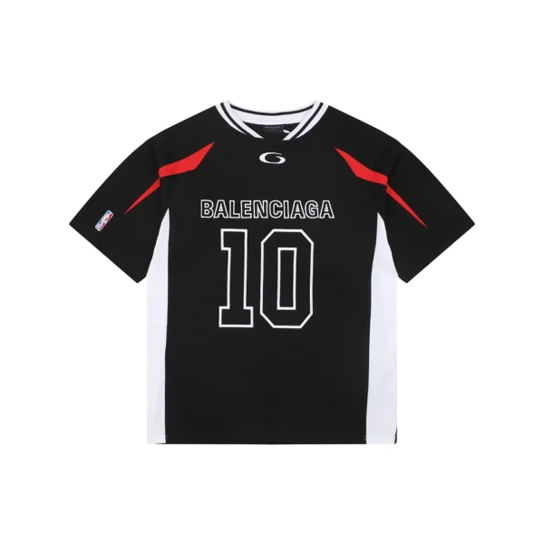Balenciaga NBA No.10 Color Block T-Shirt Front view