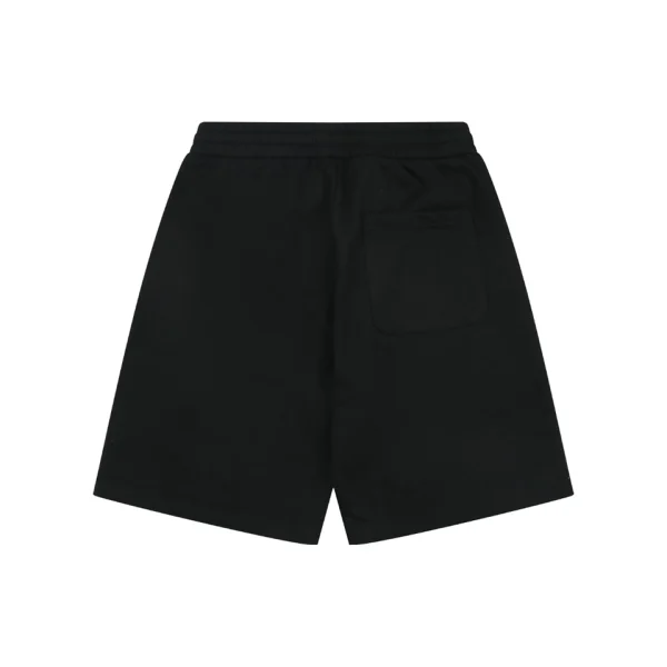Balenciaga Paris Logo Cat Whisker Denim Shorts Back view