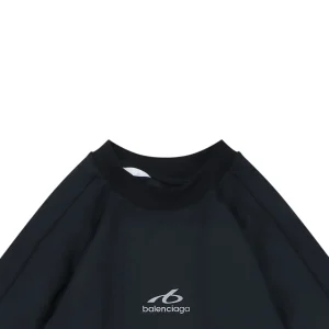 Balenciaga Reflective Logo Layered Compression Shirt