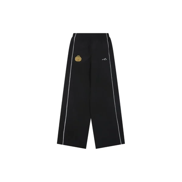 Balenciaga Reflective Trim Woven Wide-Leg Pants Front view