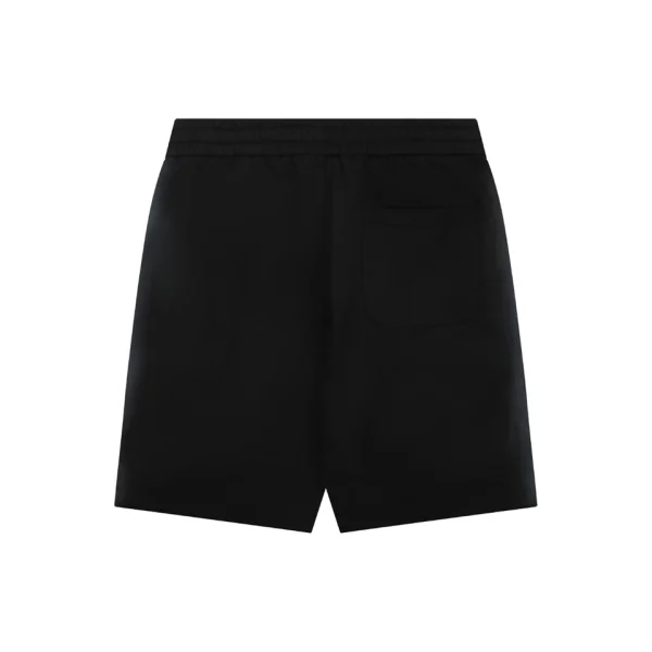 Balenciaga Side Logo Embroidered Sweat Shorts Back view