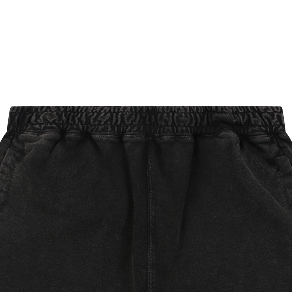 Bape Ape Head Embroidered Logo Sweat Shorts Black