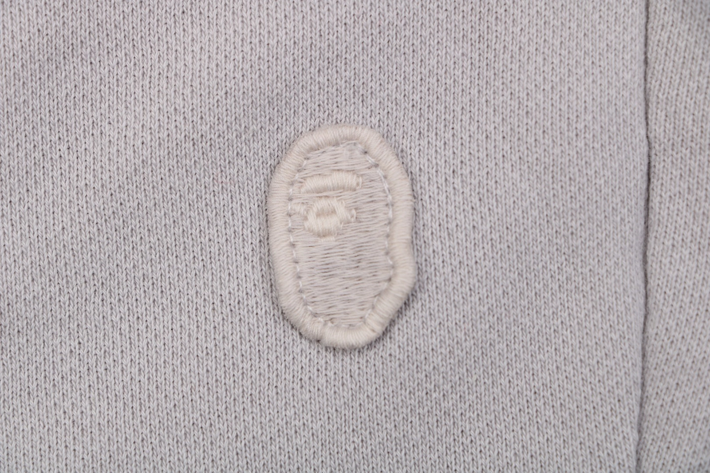 Bape Ape Head Embroidered Logo Sweat Shorts Grey Brand