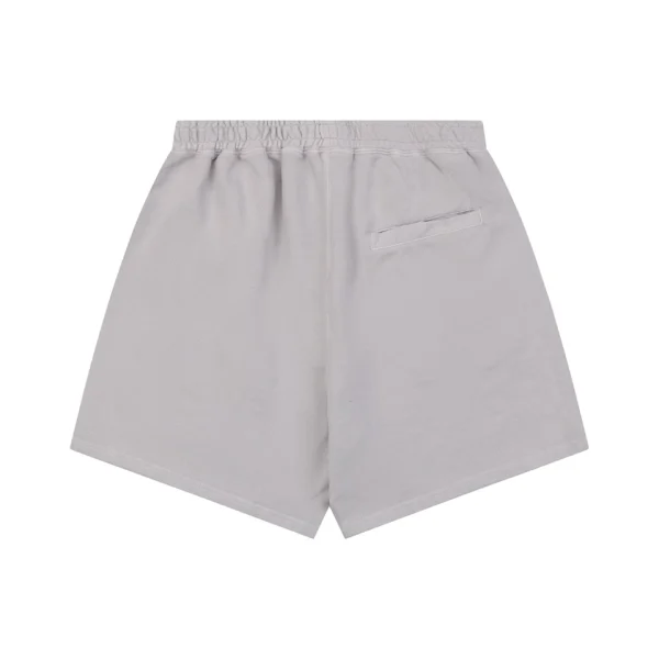 Bape Ape Head Embroidered Logo Sweat Shorts Grey Back view