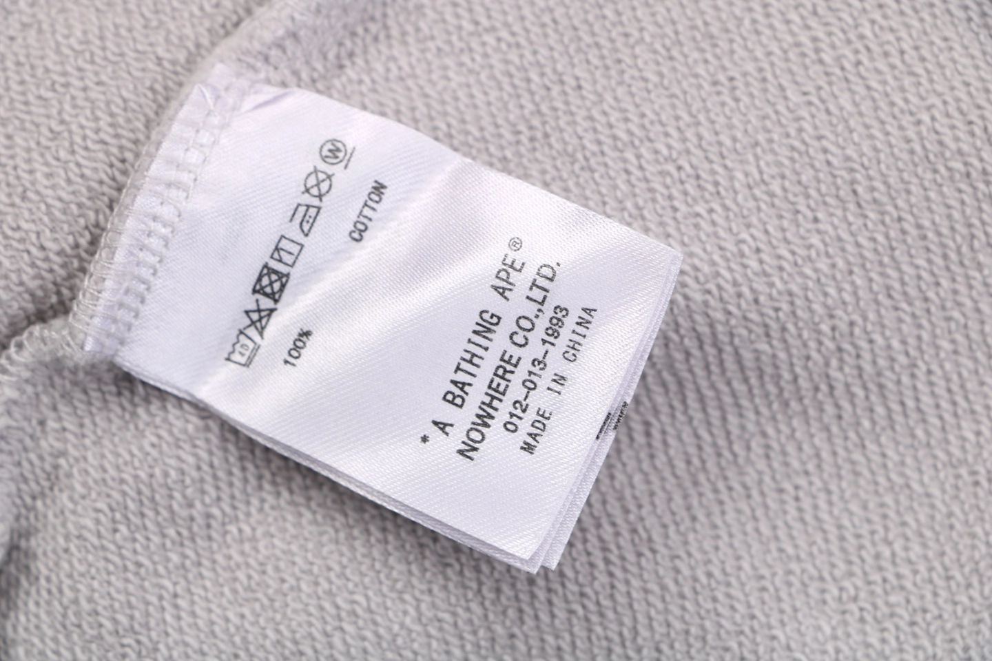 Bape Ape Head Embroidered Logo Sweat Shorts Grey Wash label