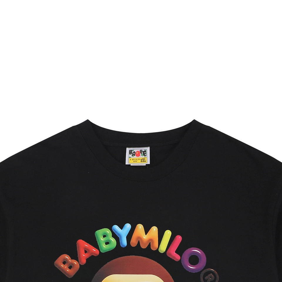 Bape Baby Milo Graphic Print T-Shirt Black
