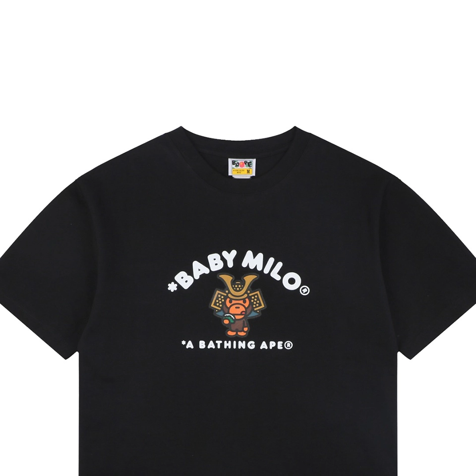 Bape Baby Milo Samurai Graphic T-Shirt Black