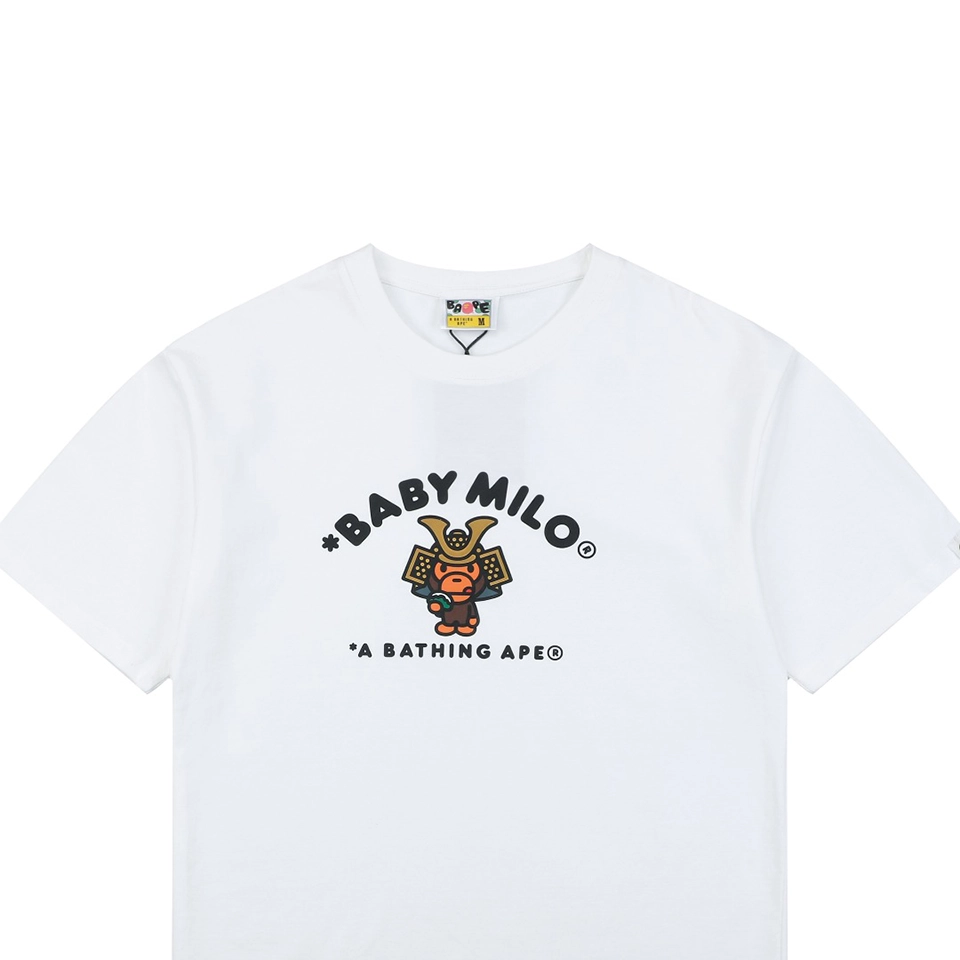 Bape Baby Milo Samurai Graphic T-Shirt White
