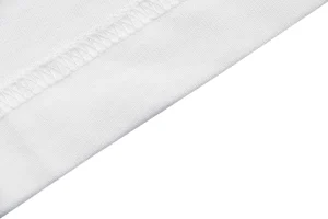 Burberry Check Flag Embroidered T-Shirt White