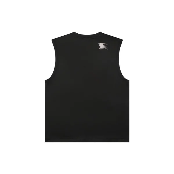 Burberry Check Shoulder Equestrian Knight Tank Top Back view