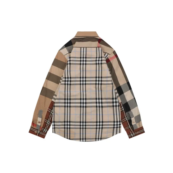 Burberry Patchwork Vintage Check Shirt Back view