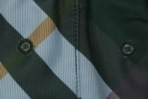 Burberry Vintage Check Mesh-Lined Nylon Shorts Green