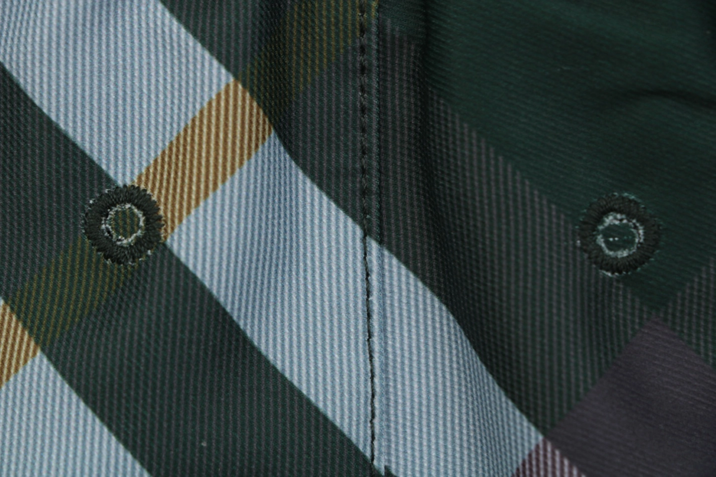 Burberry Vintage Check Mesh-Lined Nylon Shorts Green