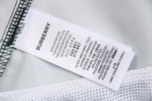 Burberry Vintage Check Mesh-Lined Nylon Shorts Green Wash label