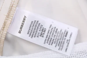 Burberry Vintage Check Mesh-Lined Nylon Shorts Pink Wash label