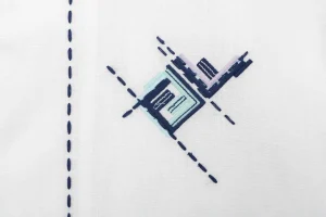 Fendi Geometric Embroidered T-Shirt
