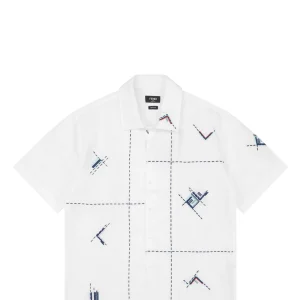 Fendi Geometric Embroidered T-Shirt