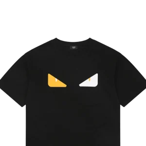 Fendi Monster Eyes Rubber Patch T-Shirt