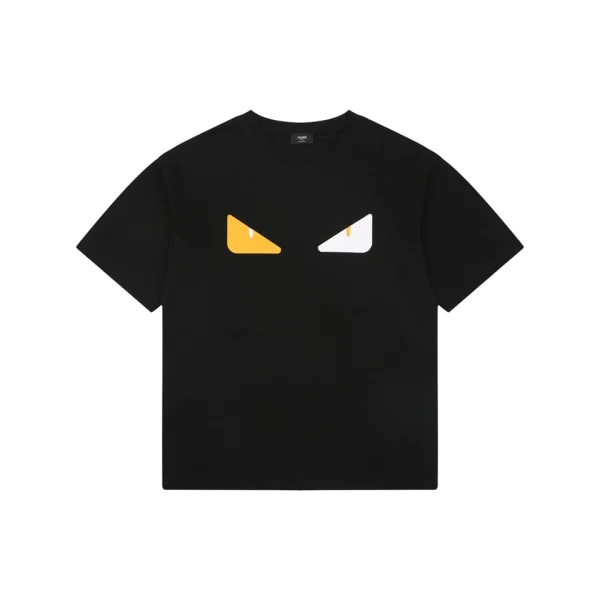 Fendi Monster Eyes Rubber Patch T-Shirt Front view