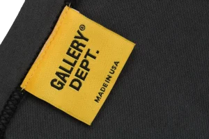 Gallery Dept Pocket Logo Sleeveless T-Shirt Black Wash label